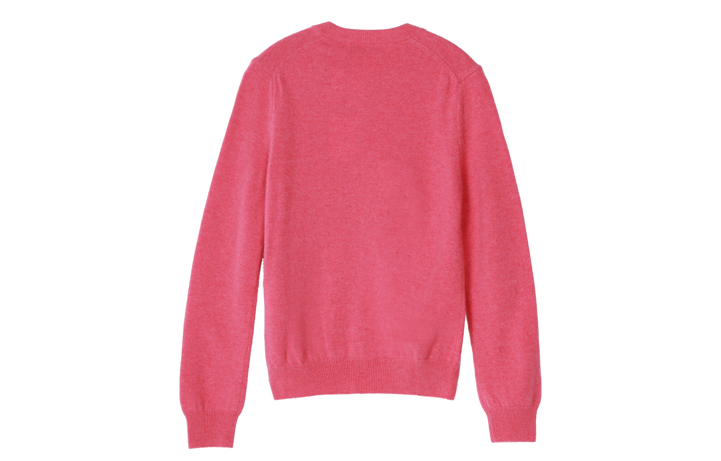 (WMNS) COMME des GARCONS PLAY Cardigan Red Emblem 'Pink' AZ-N075-051-4 - 2