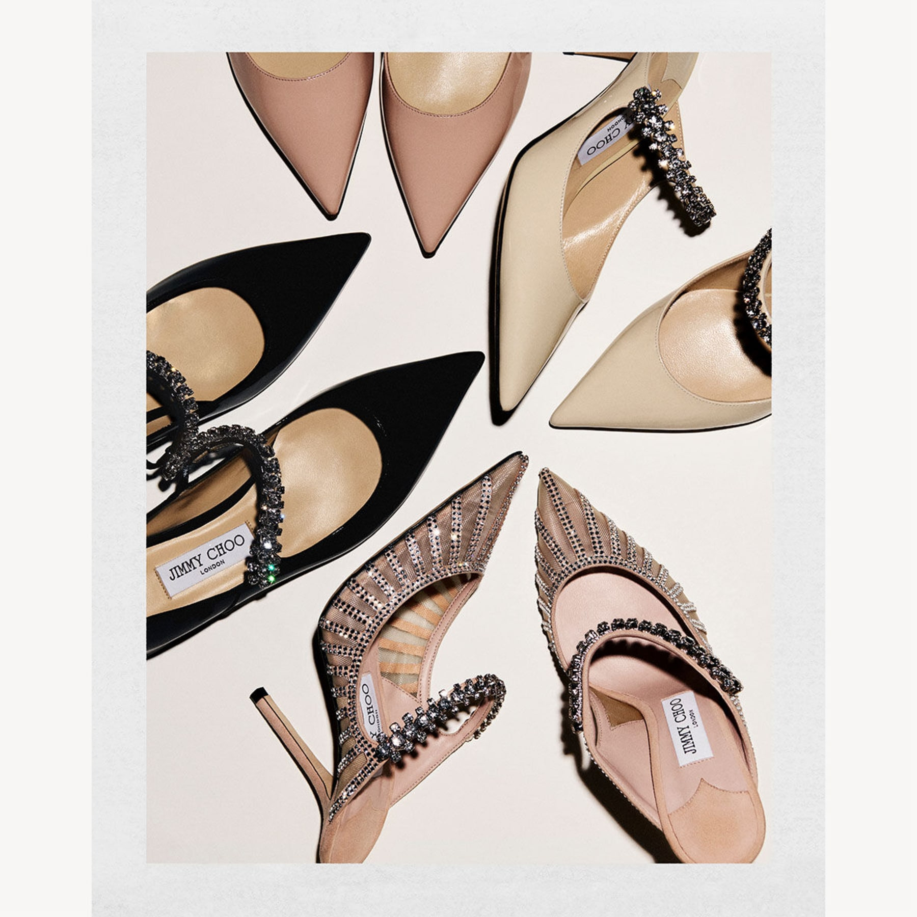 JIMMY CHOO ネイビー キルティング ミュール JIMMY CHOO ネイビー キルティング ミュール