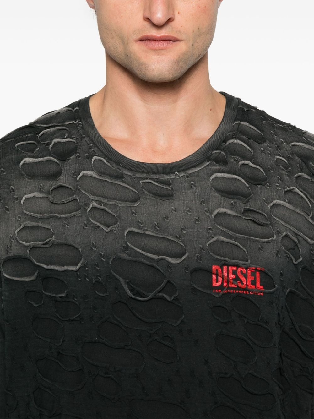 ripped T-shirt - 4