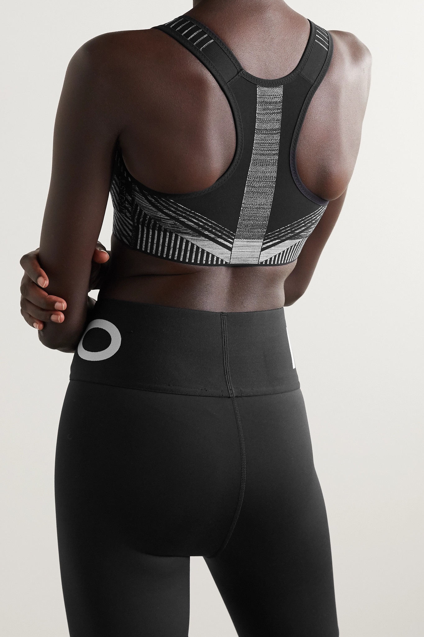 Fe/Nom striped Flyknit sports bra - 4