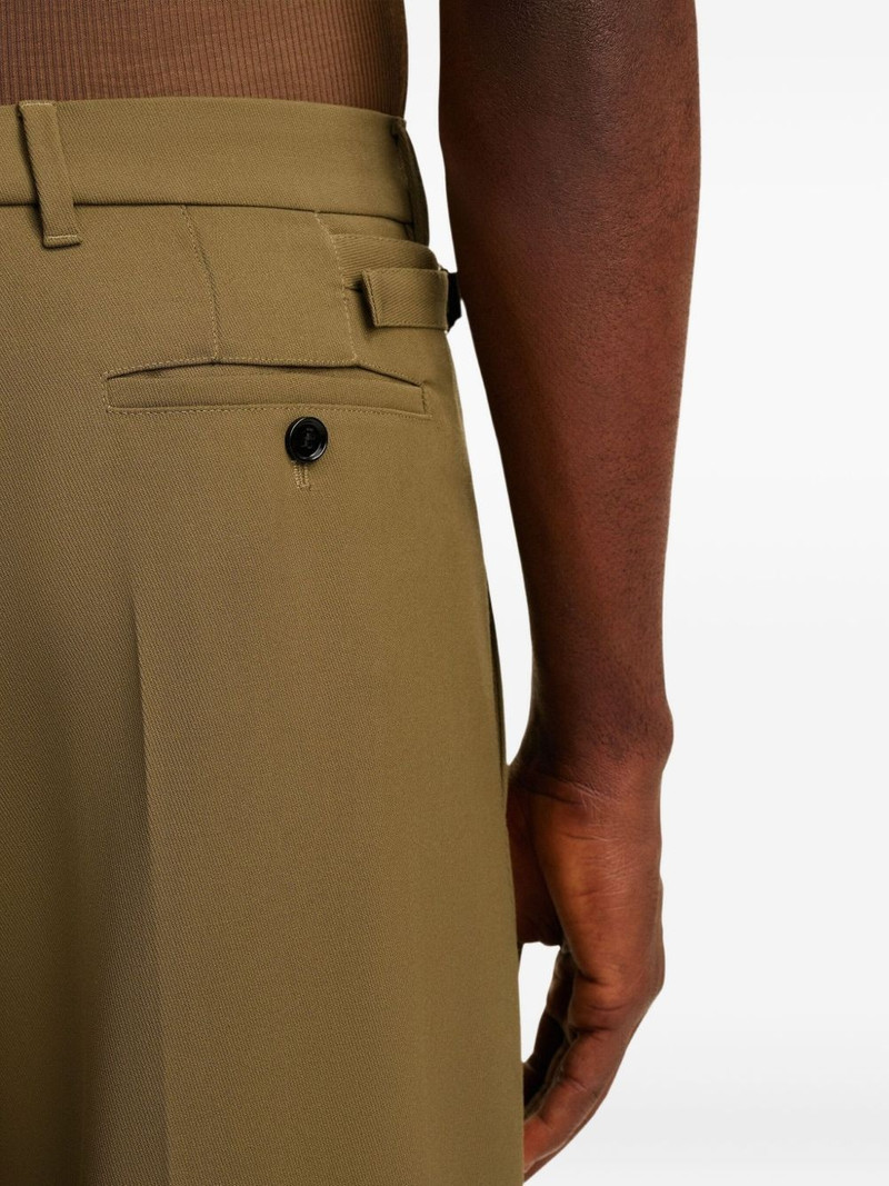 pleated wide-leg tailored trousers 6