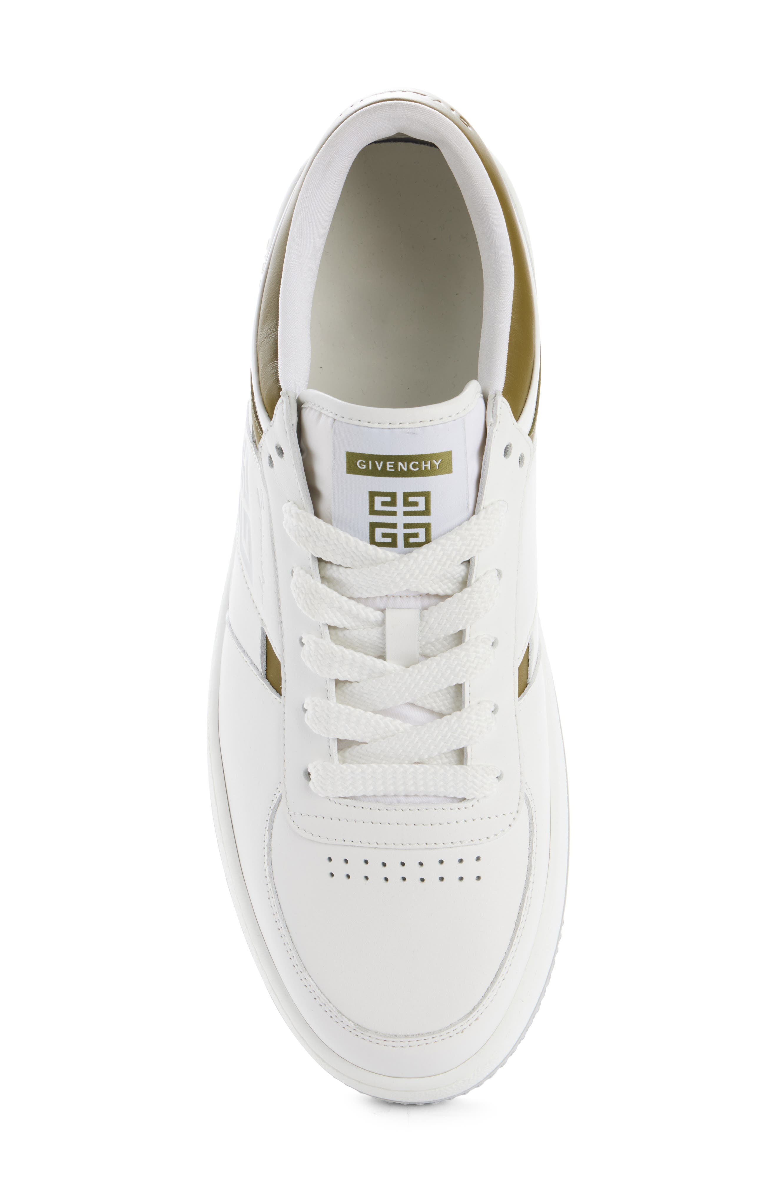 Givenchy G Move Low Top Sneaker in White/Khaki at Nordstrom - 4