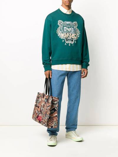 KENZO tiger-motif sweatshirt outlook