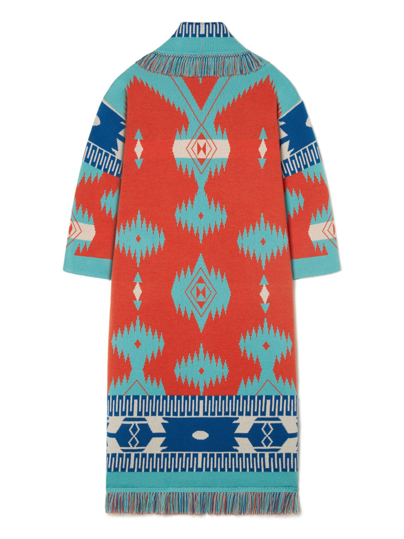 Alanui Icon Jacquard Coat outlook