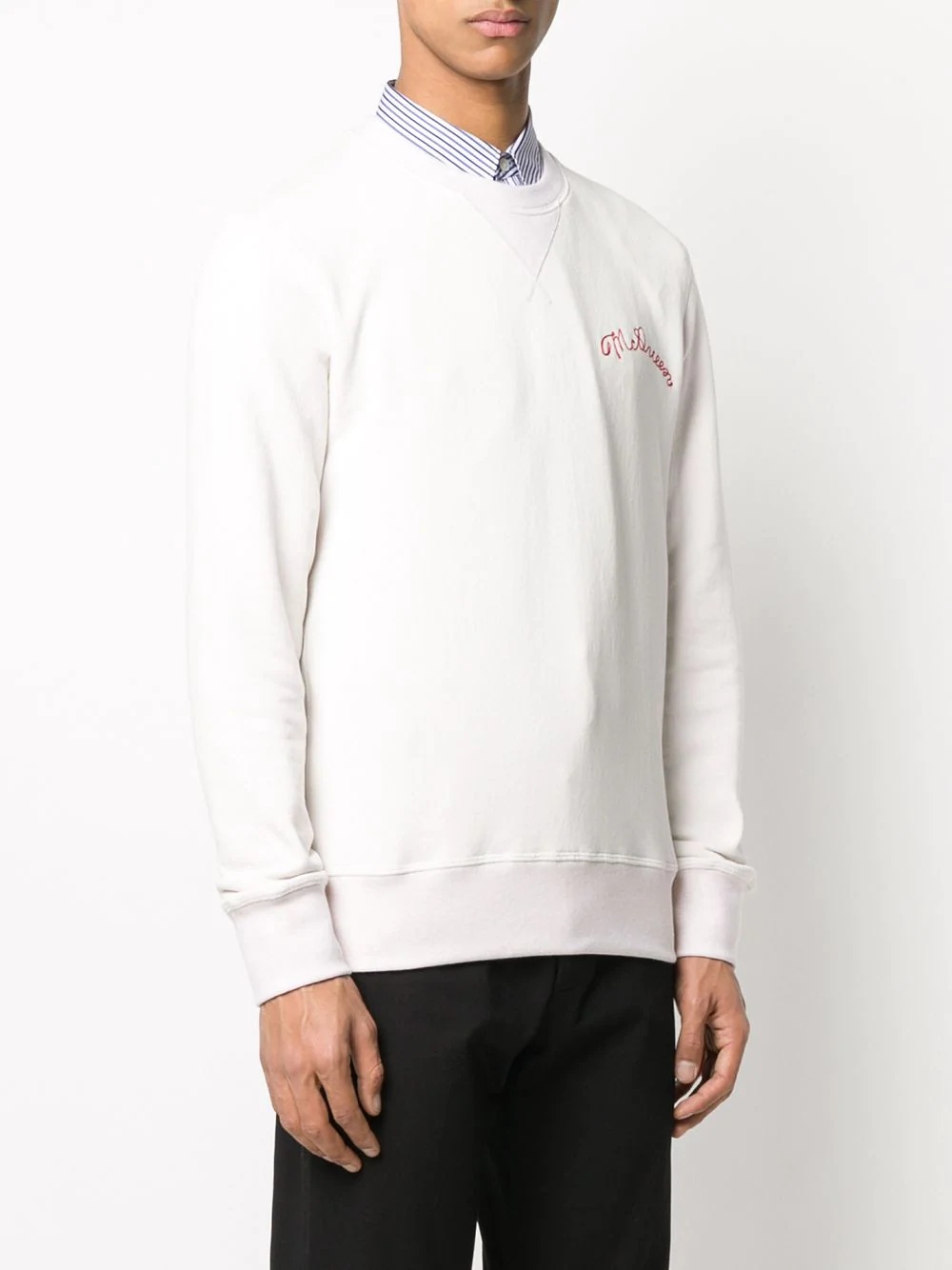 embroidered logo sweatshirt - 3