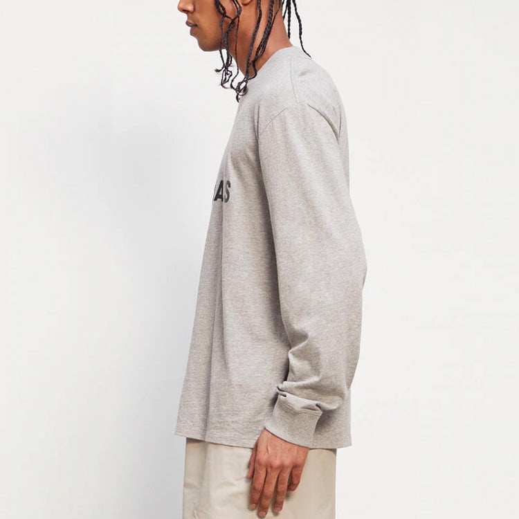 Fear of God Essentials FW20 Long Sleeve Logo Tee 'Heather Oatmeal' 0125250500230260 - 5