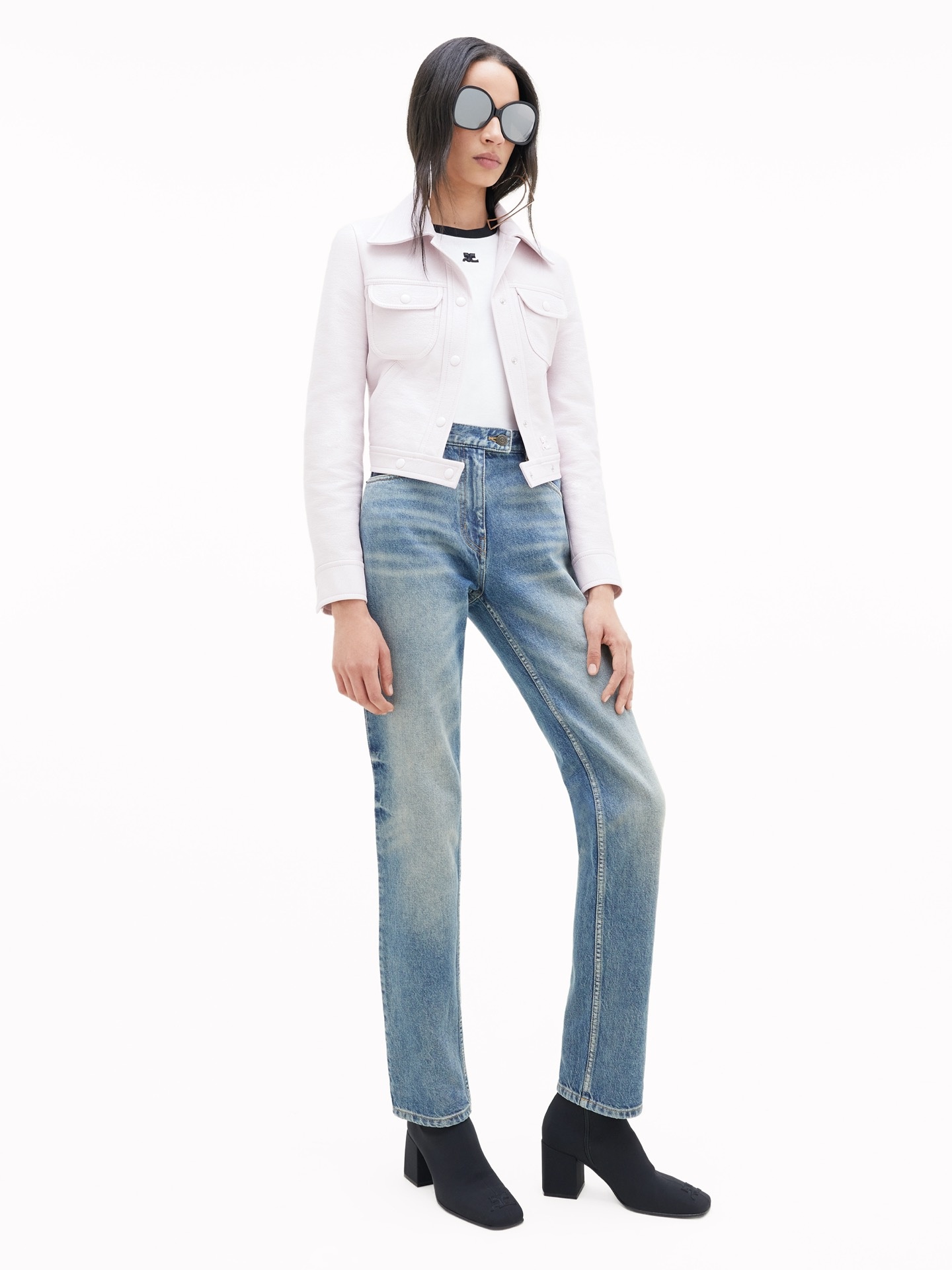 DENIM 5 POCKETS TROUSERS - 3