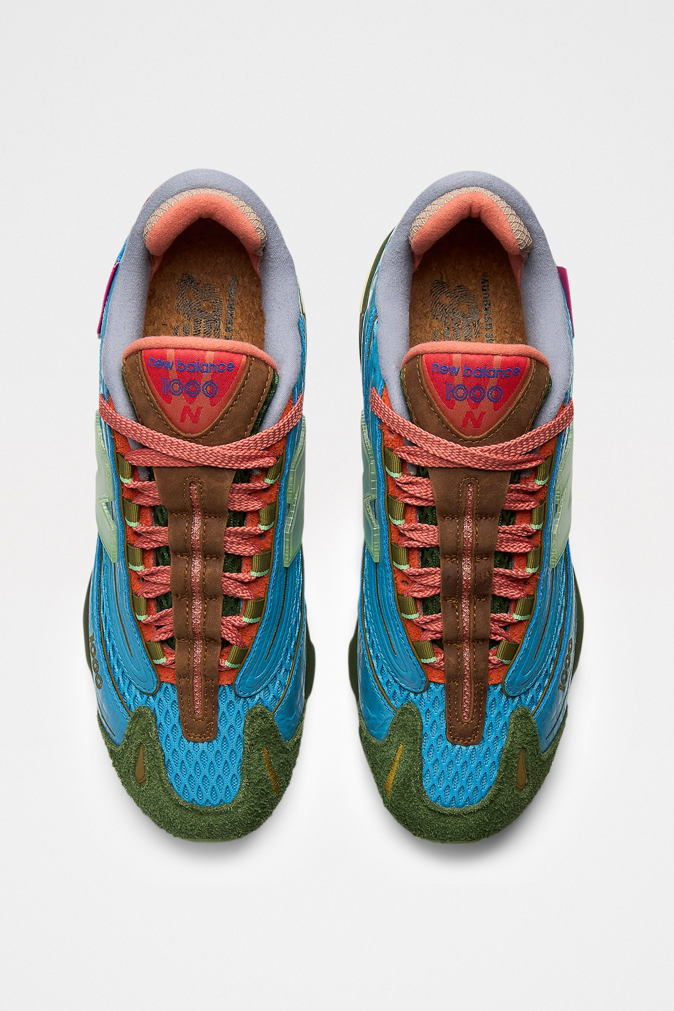 NEW BALANCE X SALEHE BEMBURY 1000 BLUE / DOUGLAS FIR - 3