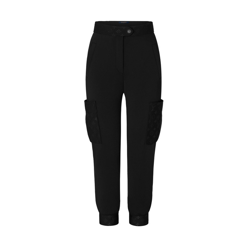 Monogram Detail Cargo Pants 1