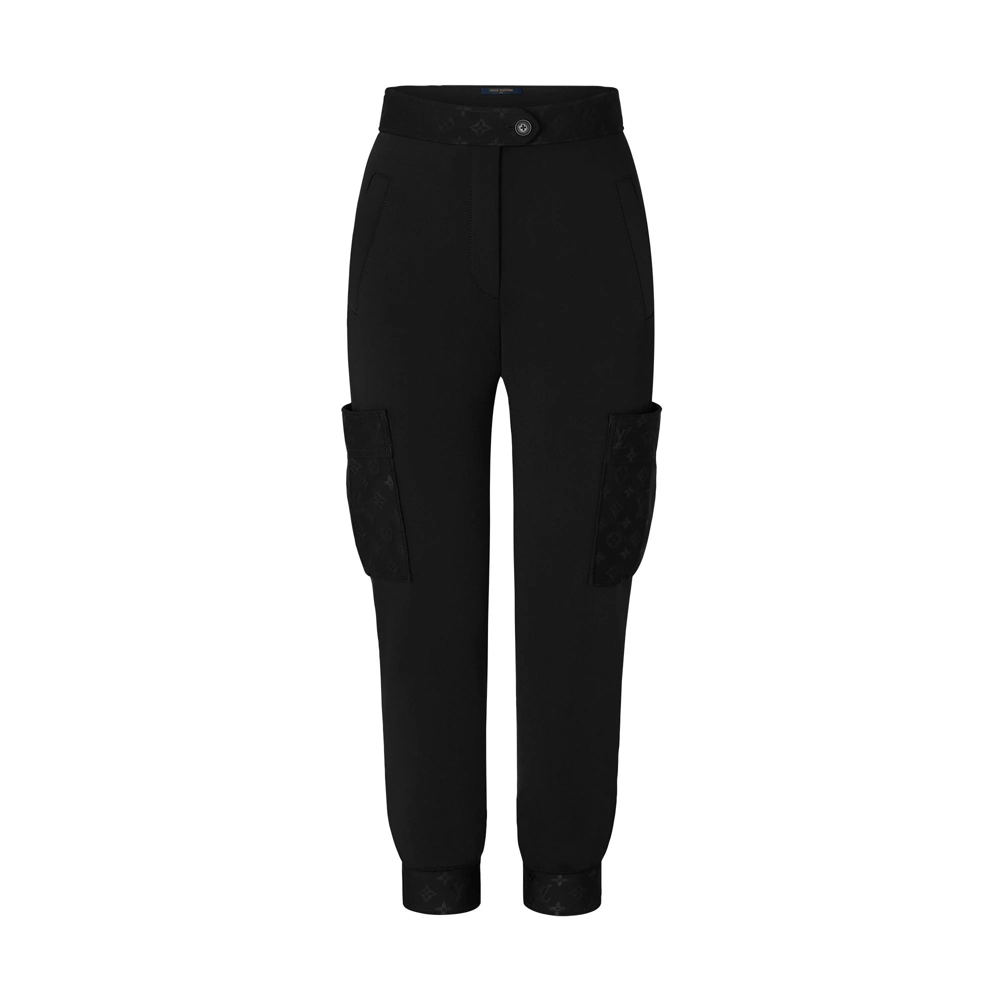 Monogram Detail Cargo Pants - 1
