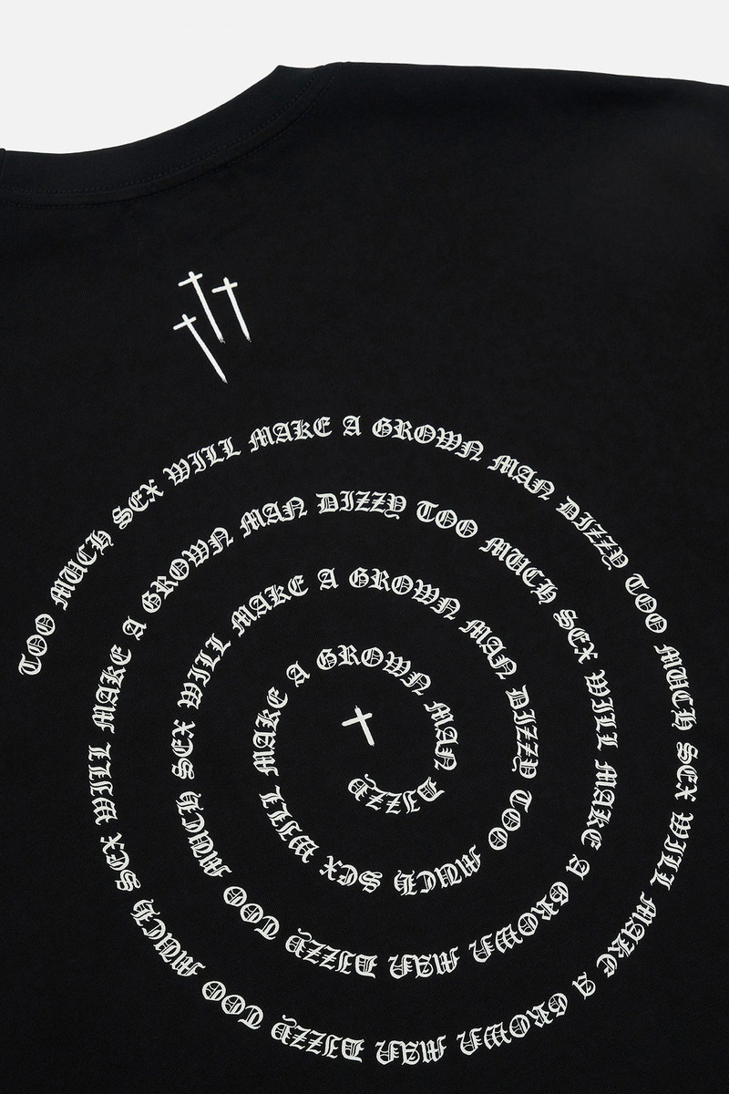 COLIN OVERSIZED TEE | BLACK SPIRAL RTA 4