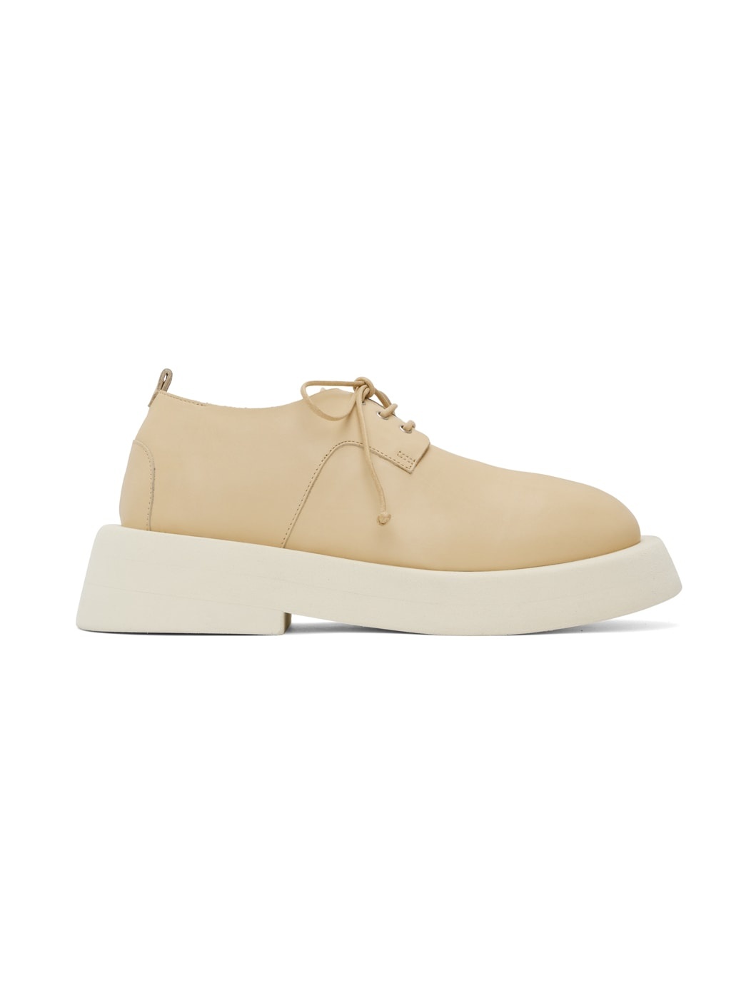 Beige Gommellone Derbys - 1