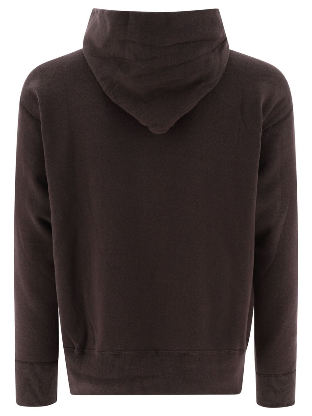 logo-print cotton hoodie - 2