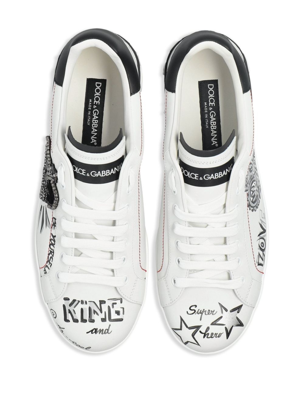 logo-patch sneakers - 5