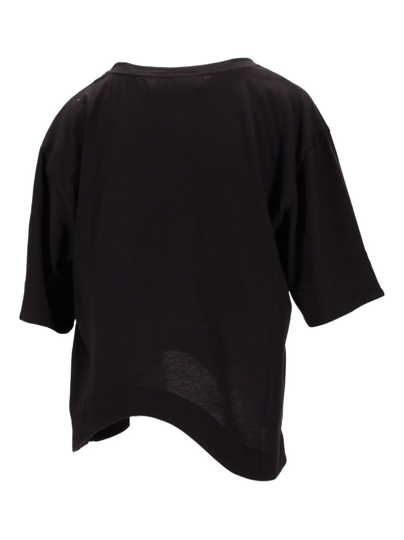 NICCOLÒ PASQUALETTI asymmetric-hem short-sleeve T-shirt outlook