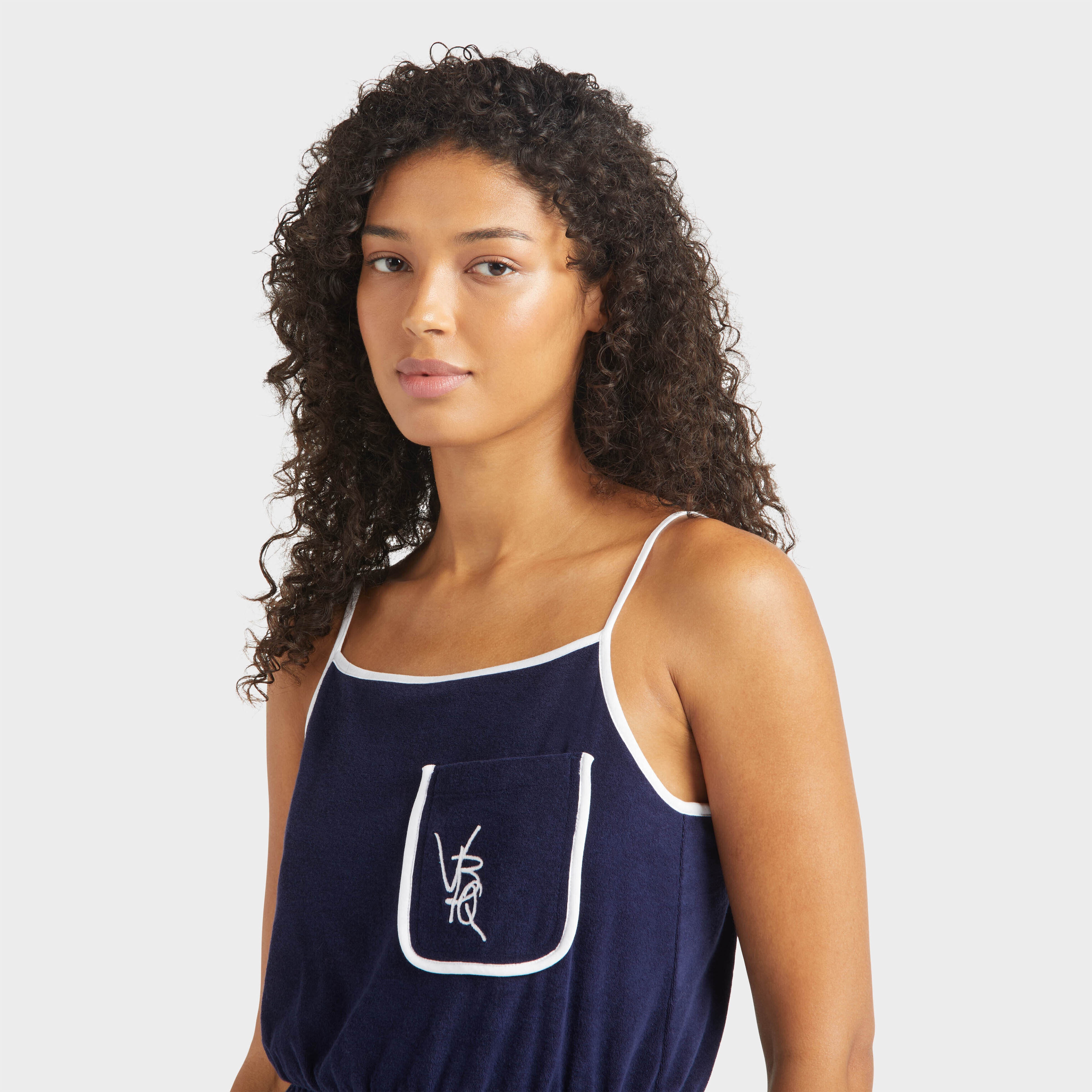 Women Terry Tank Dress VBQ Line - 6