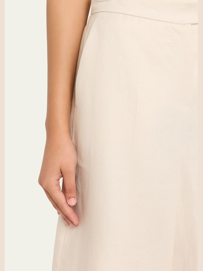 Wide-Leg Linen Pants 5