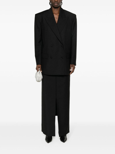 Givenchy double-breasted wool-blend blazer outlook