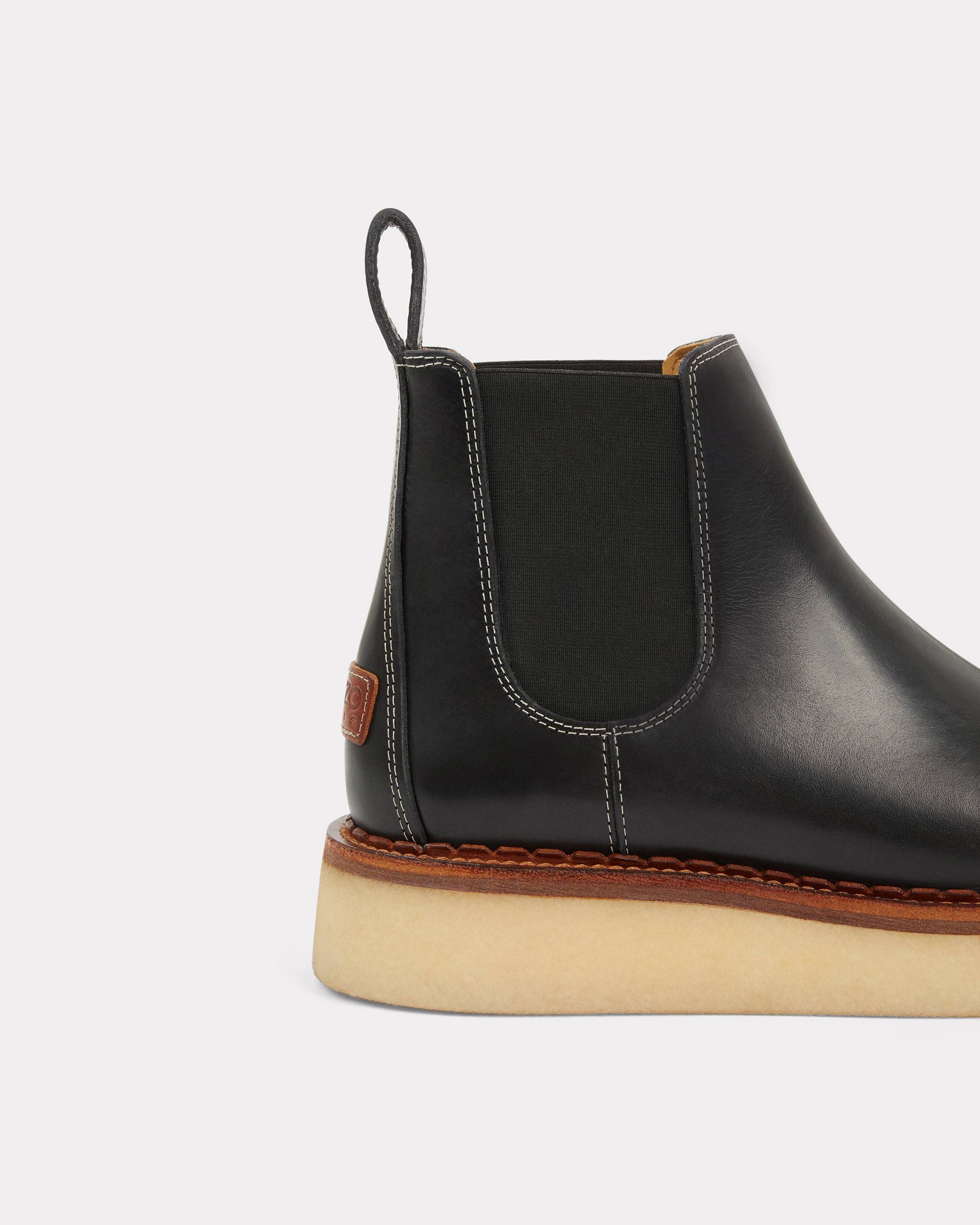 KENZOYAMA vegetable-tanned leather Chelsea boots - 4