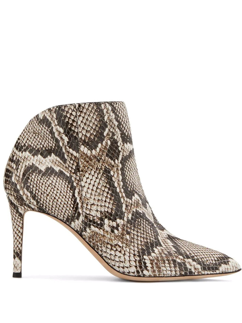 Tysha snakeskin-effect boots 1
