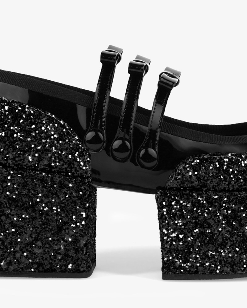 REPETTO x NOIR KEI NINOMIYA - Glitter platform Mary Janes 4