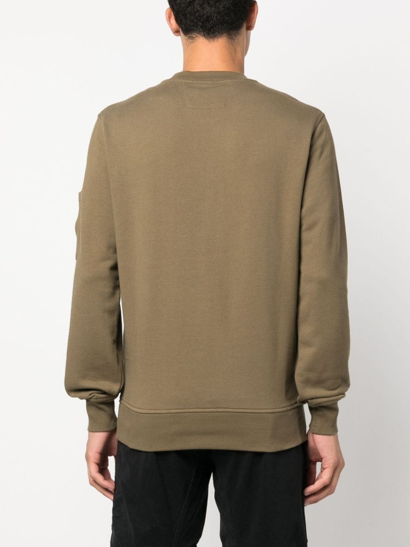 sleeve-pocket crew-neck sweatshirt 4