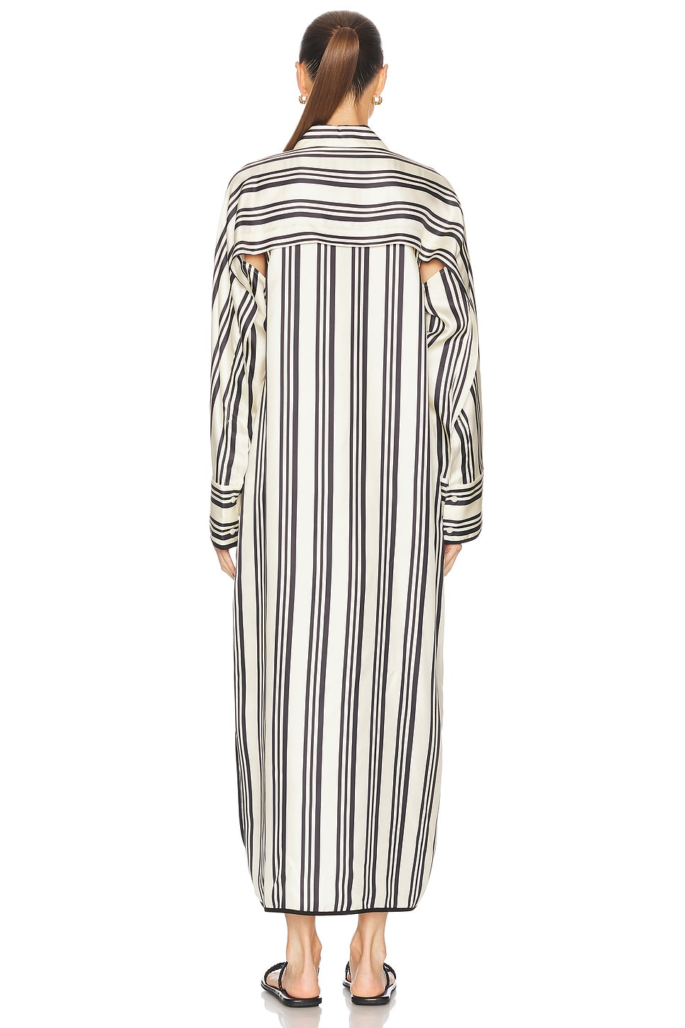 Viviana Stripe Shirt Dress - 4