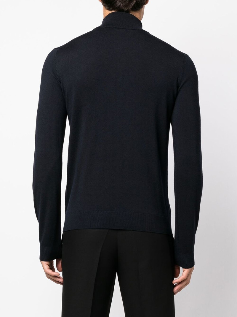 roll-neck virgin wool jumper 4