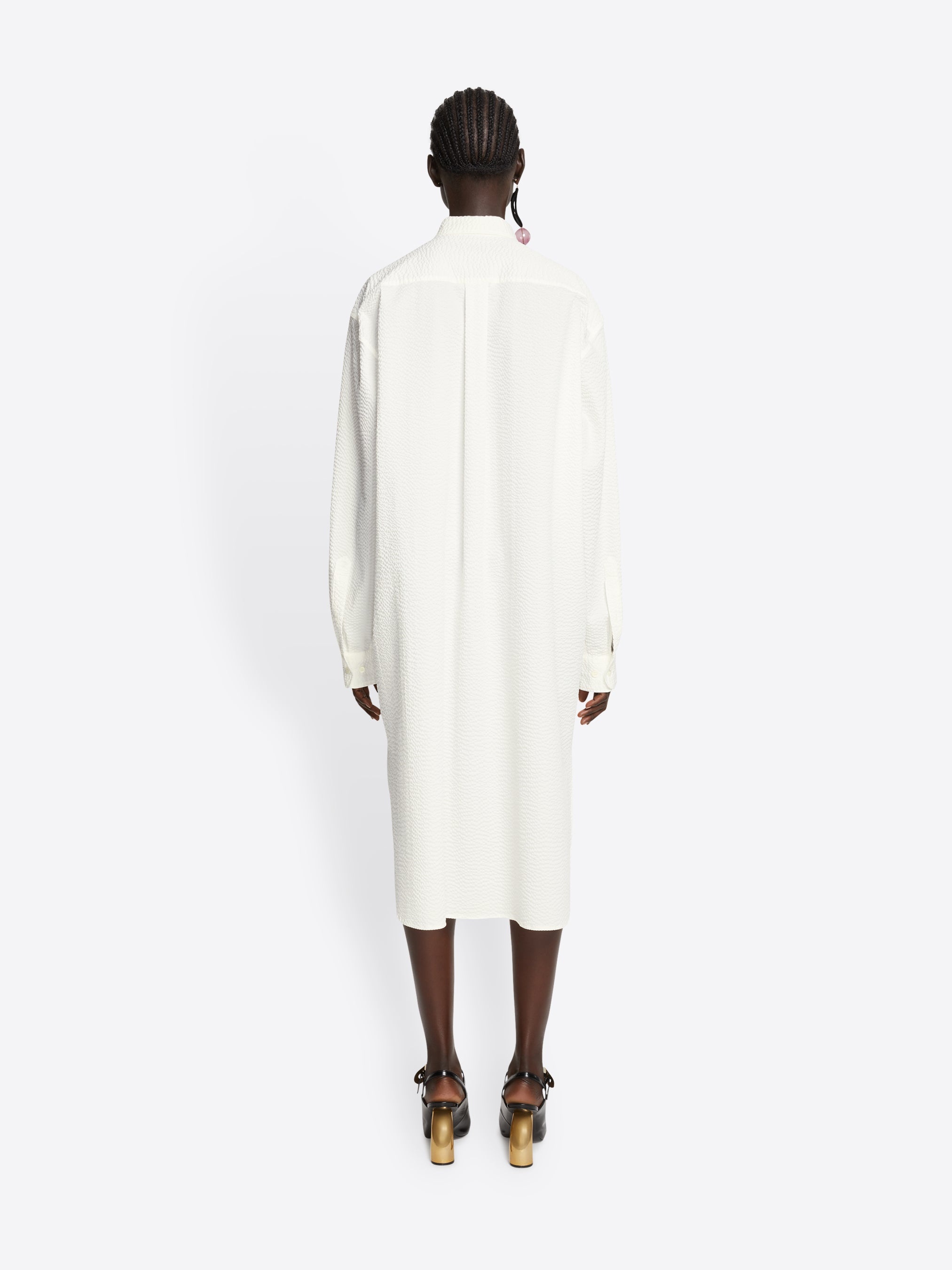 BELTED SHIRT DRESS - 4