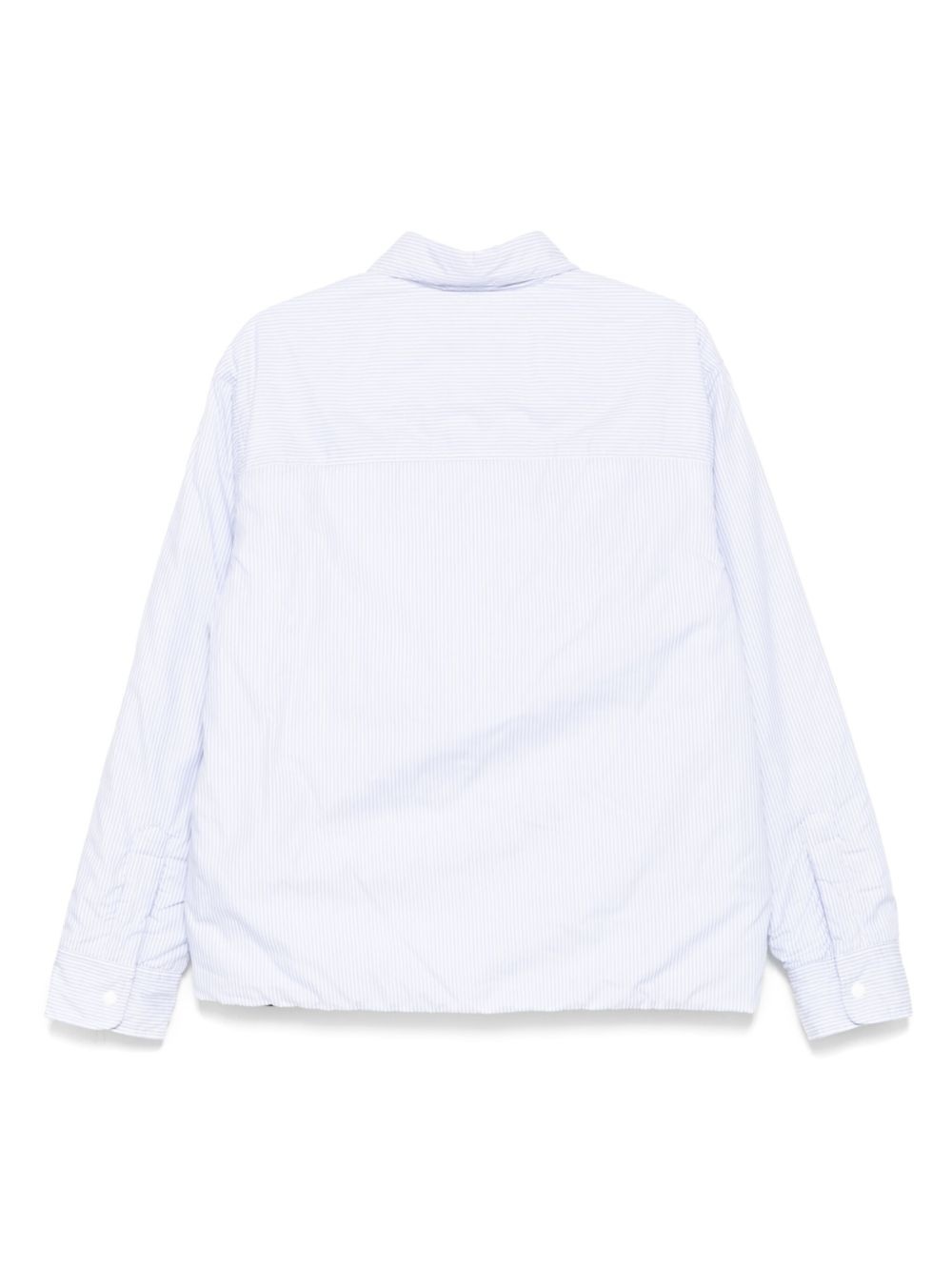 striped padded shirt jacket - 2