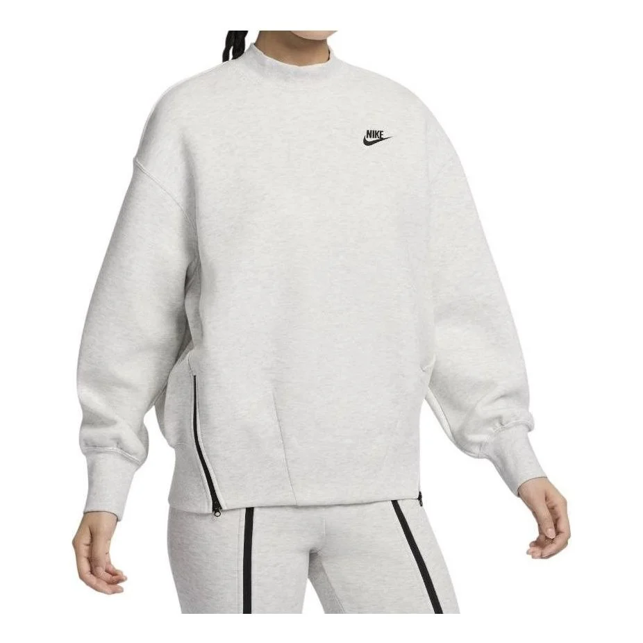 (WMNS) Nike Sportswear Tech Fleece Sweatshirt FV8042-013 - 1