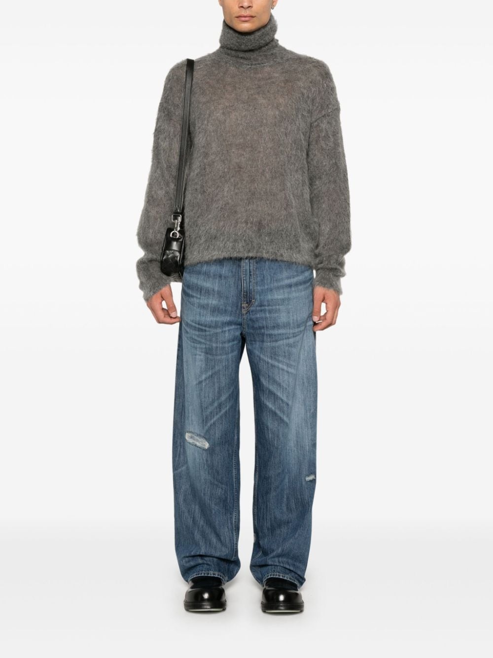 brushed sweater - 2