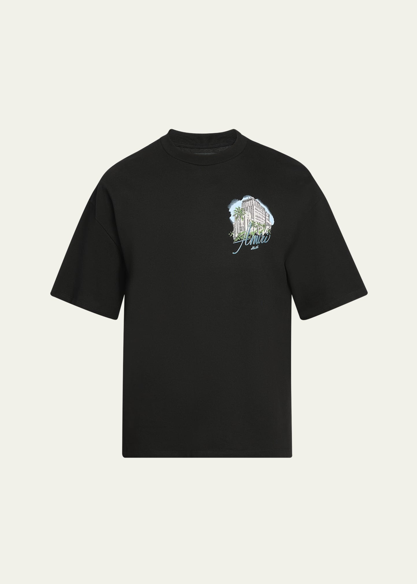 Men's Jersey Amiri Hotel Oversized Fit T-Shirt - 1