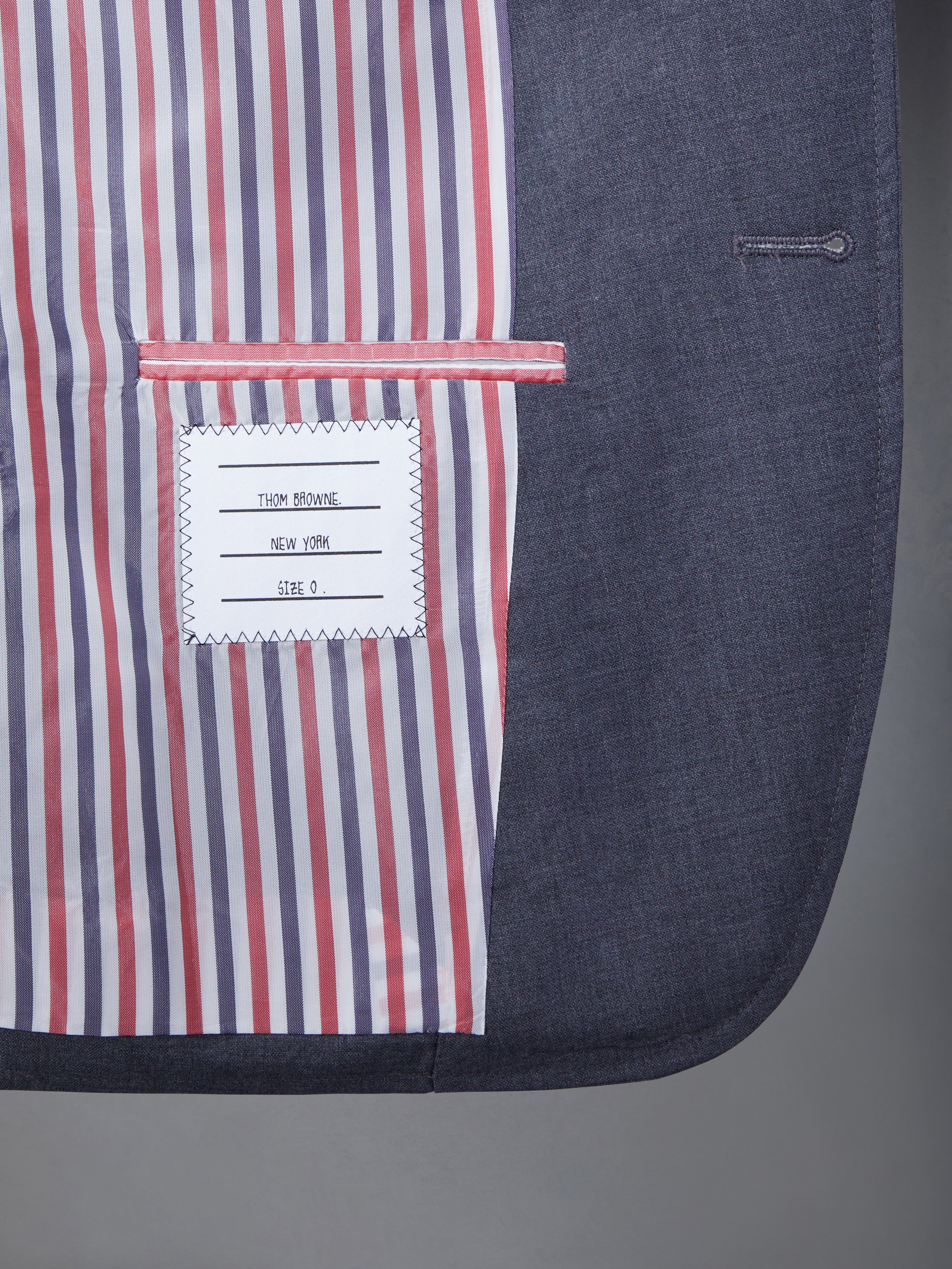Wool 4-Bar Sack Sport Coat - 6