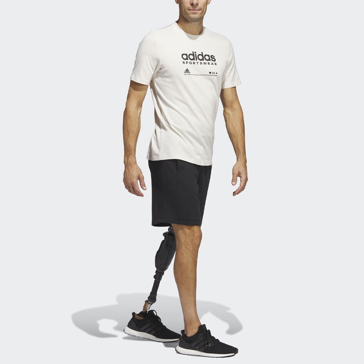 adidas Lounge Graphic Tee 'Non Dyed' HR3002 - 4