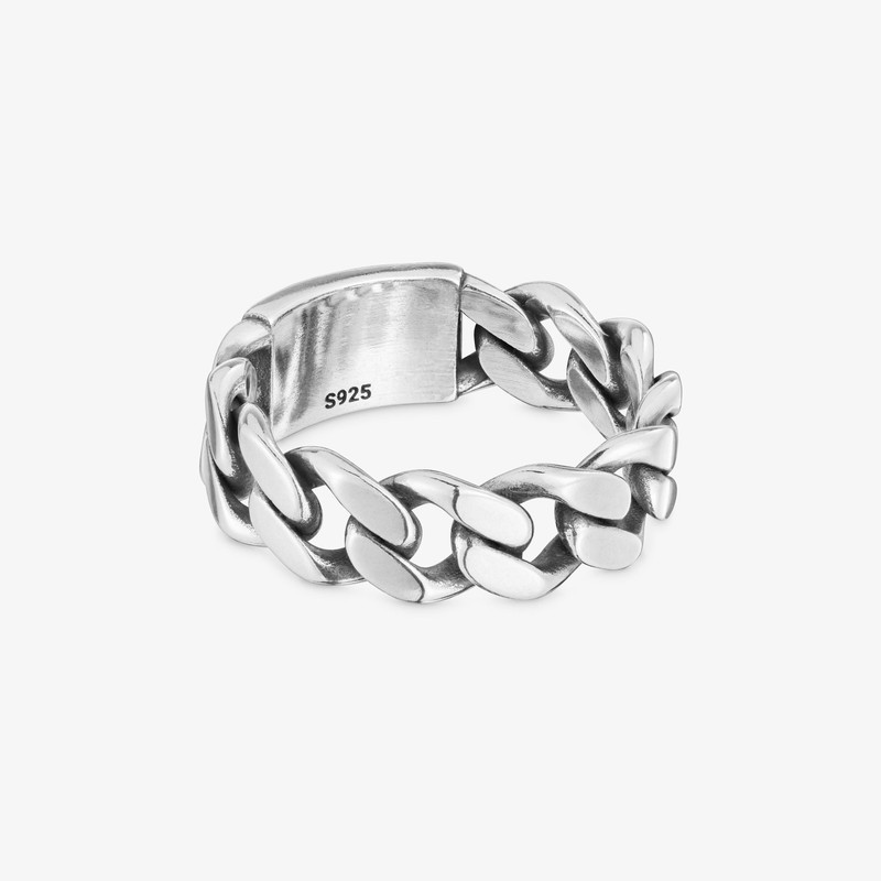 TOUS 7 mm silver chain Ring TOUS Man outlook