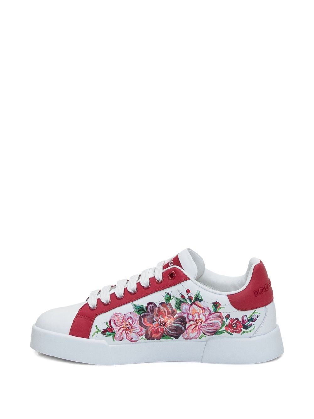 floral-print sneakers - 4