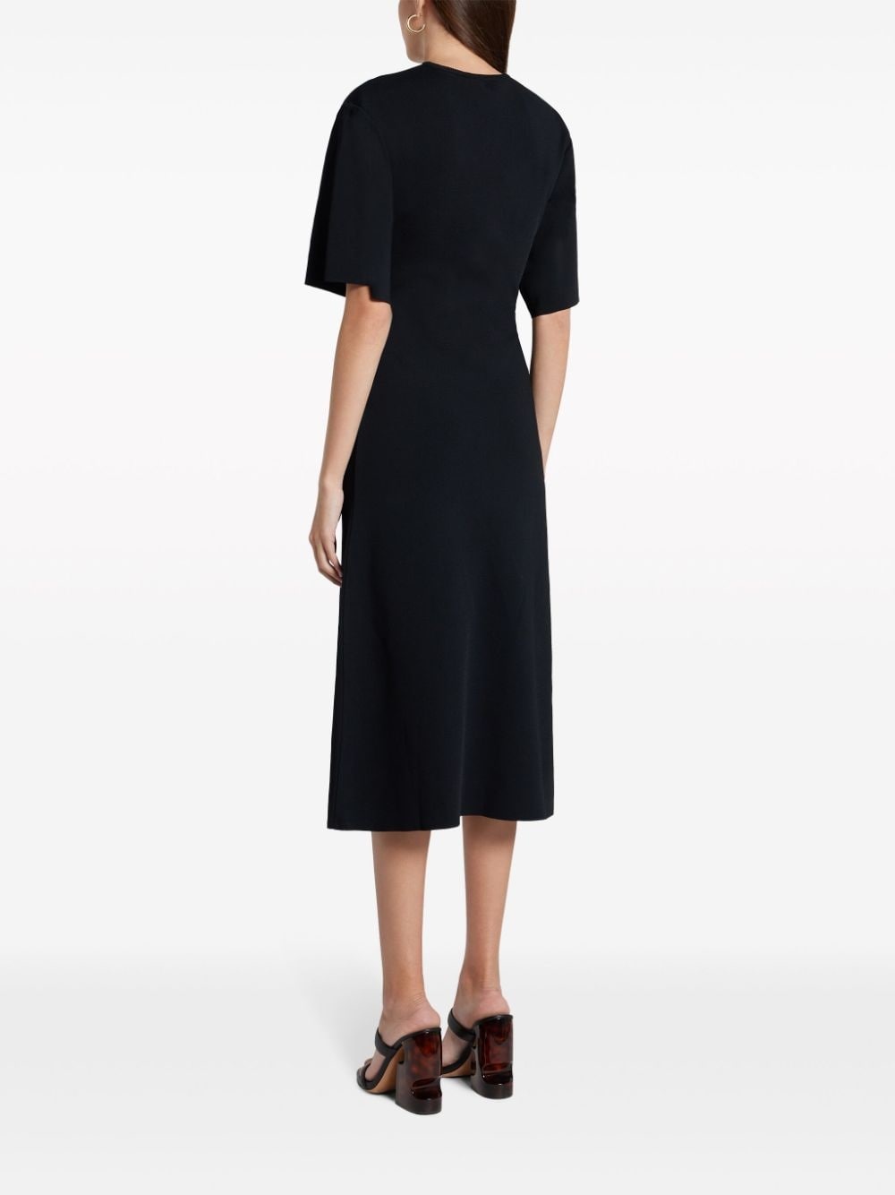 ribbed-knit midi dress - 4