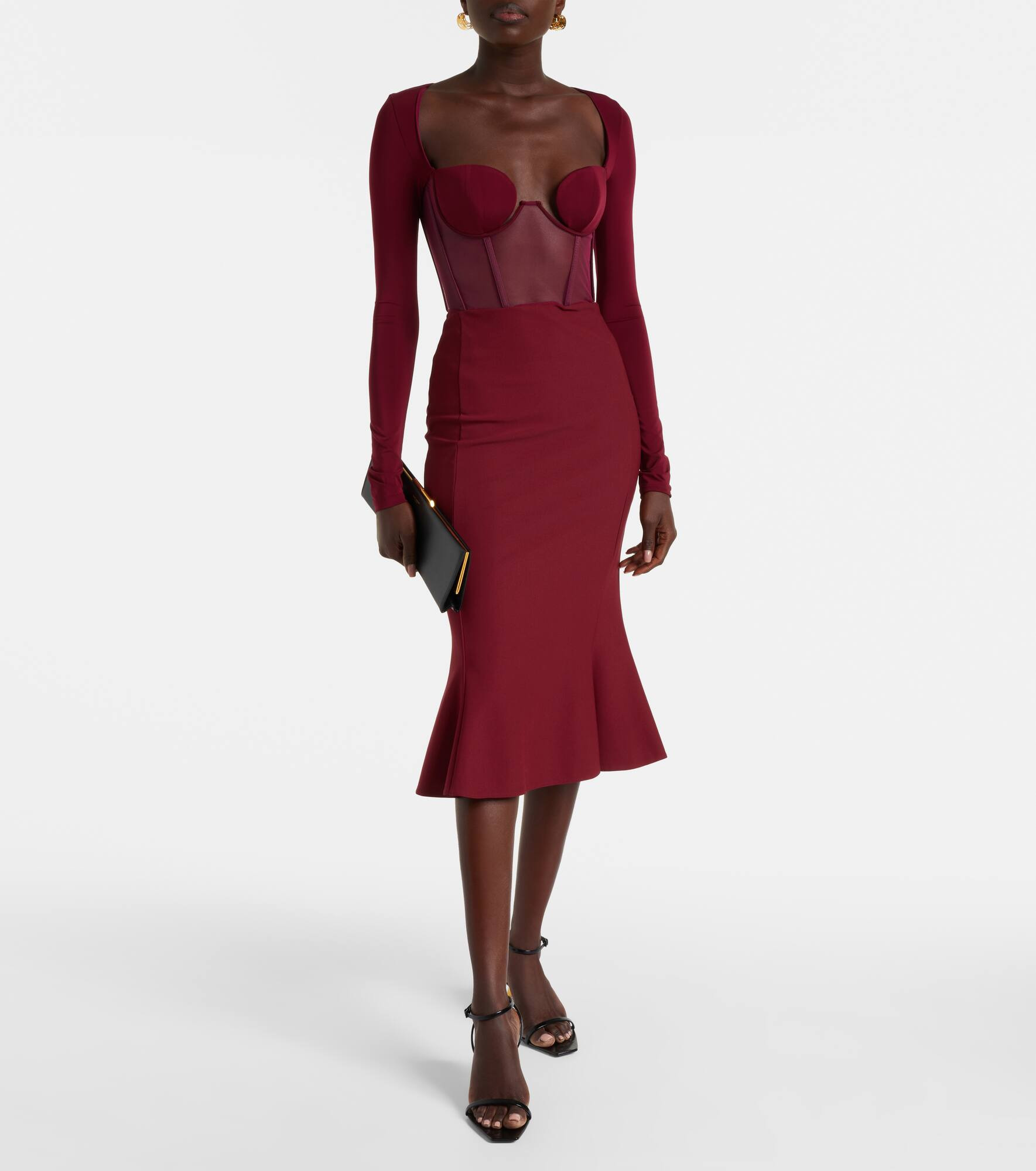 Paneled corset dress - 2