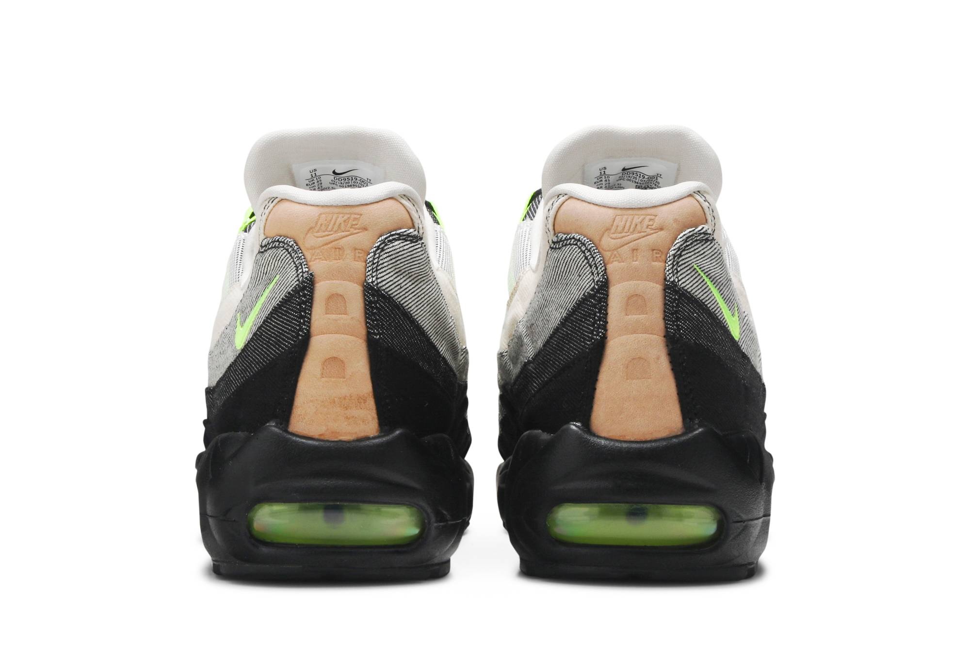Nike Denham x Air Max 95 'Volt' | goat | REVERSIBLE