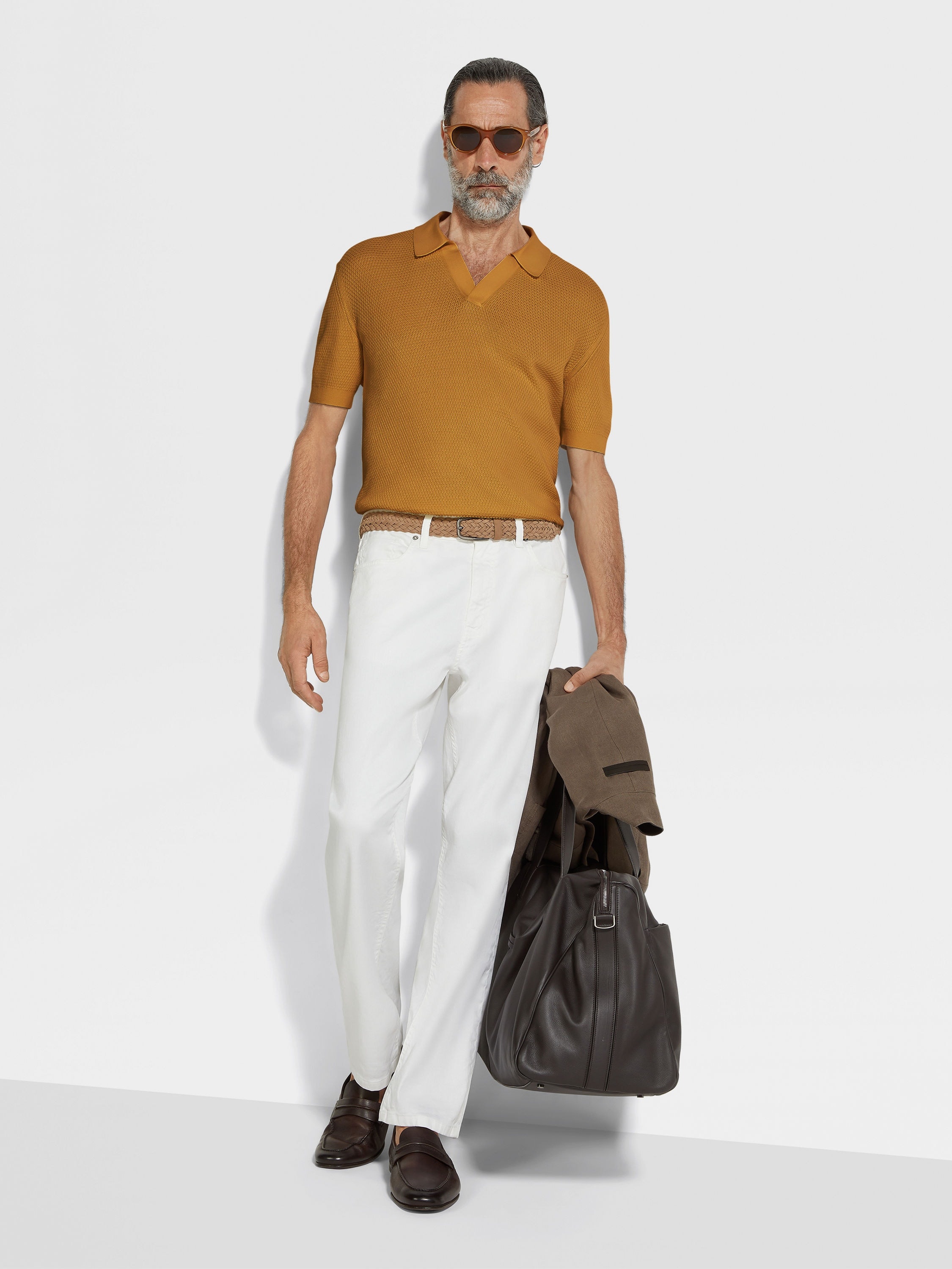 OCHRE PREMIUM COTTON POLO SHIRT - 3