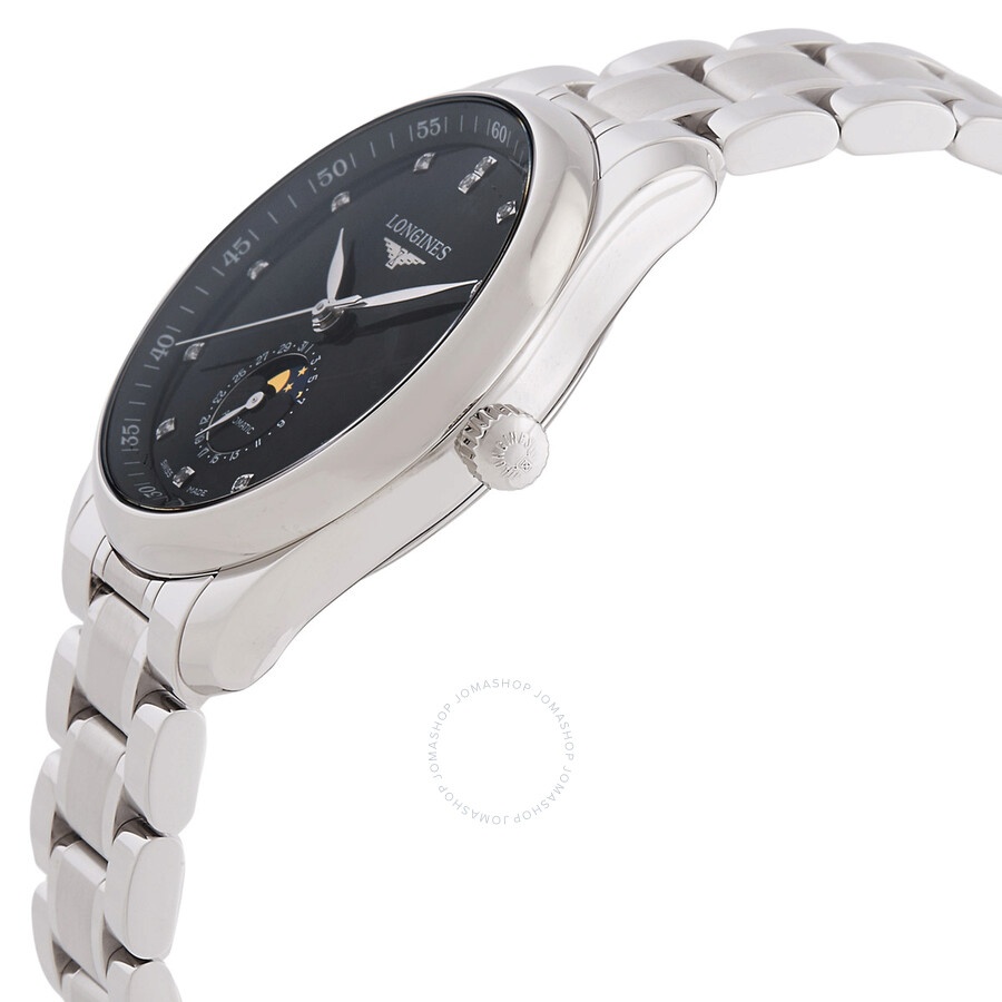 Longines Master Collection Automatic Diamond Black Dial Men's Watch L29094576 - 2