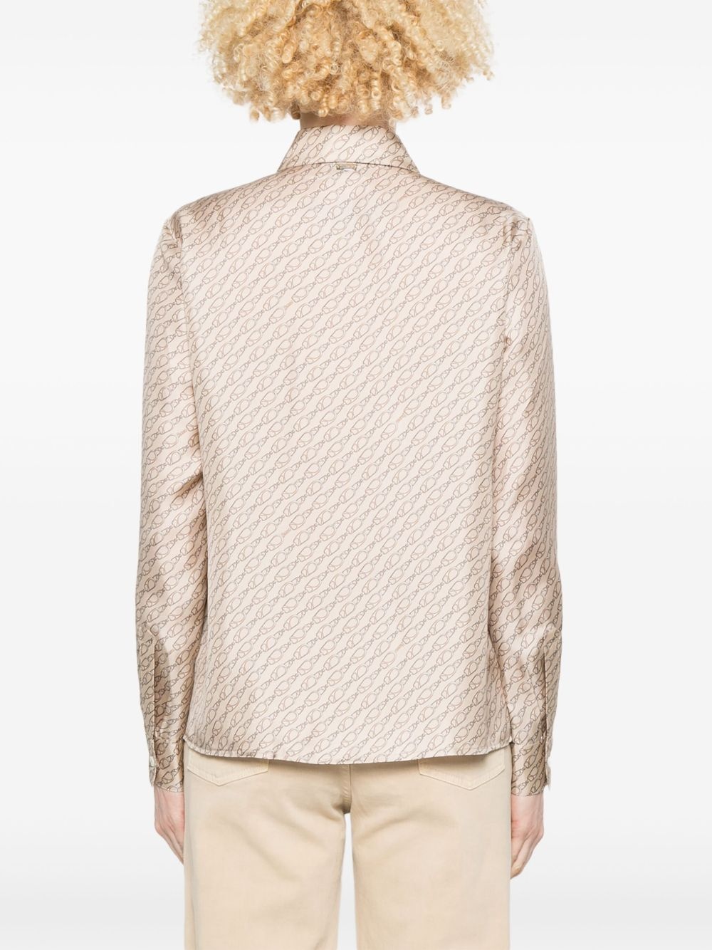 carabiner-print shirt - 4