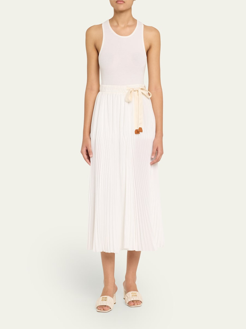 Miu Miu Quilted Leather Mule Sandals outlook