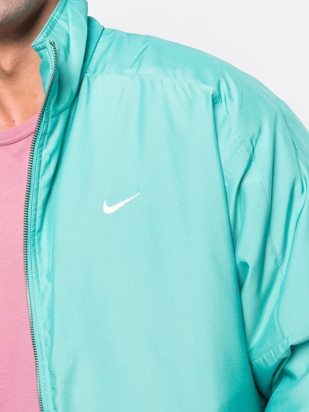 Swoosh-print bomber jacket - 6