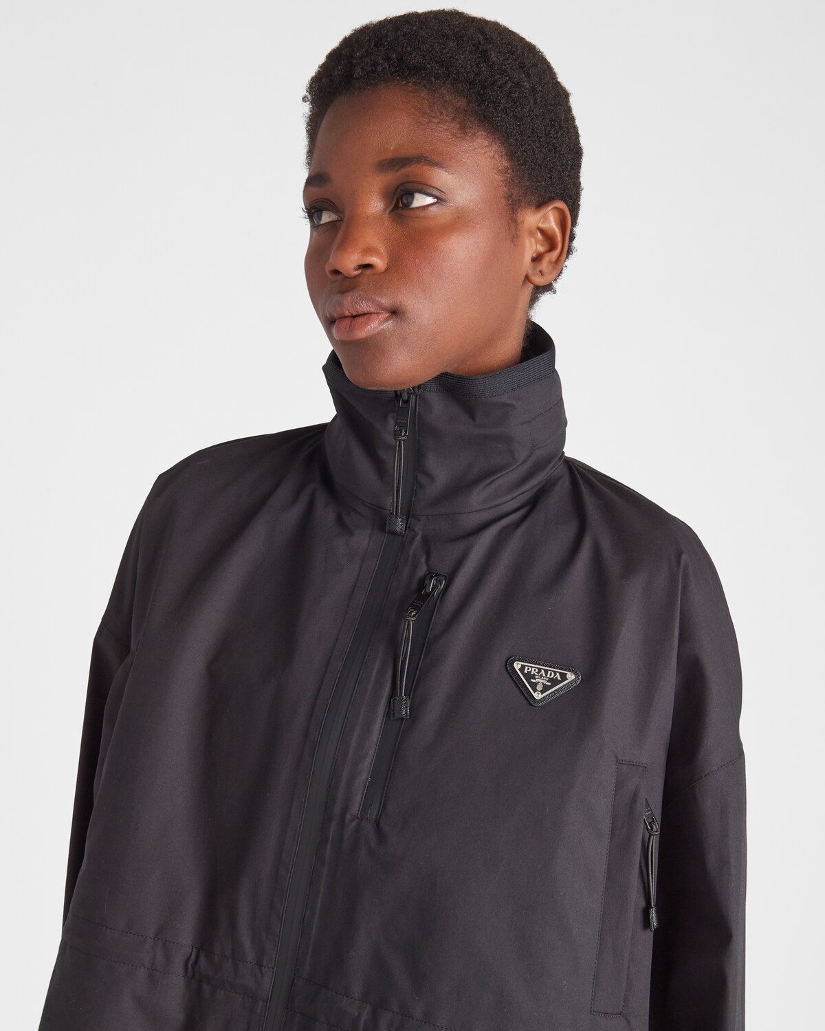 Technical-cotton and Re-Nylon jacket - 3