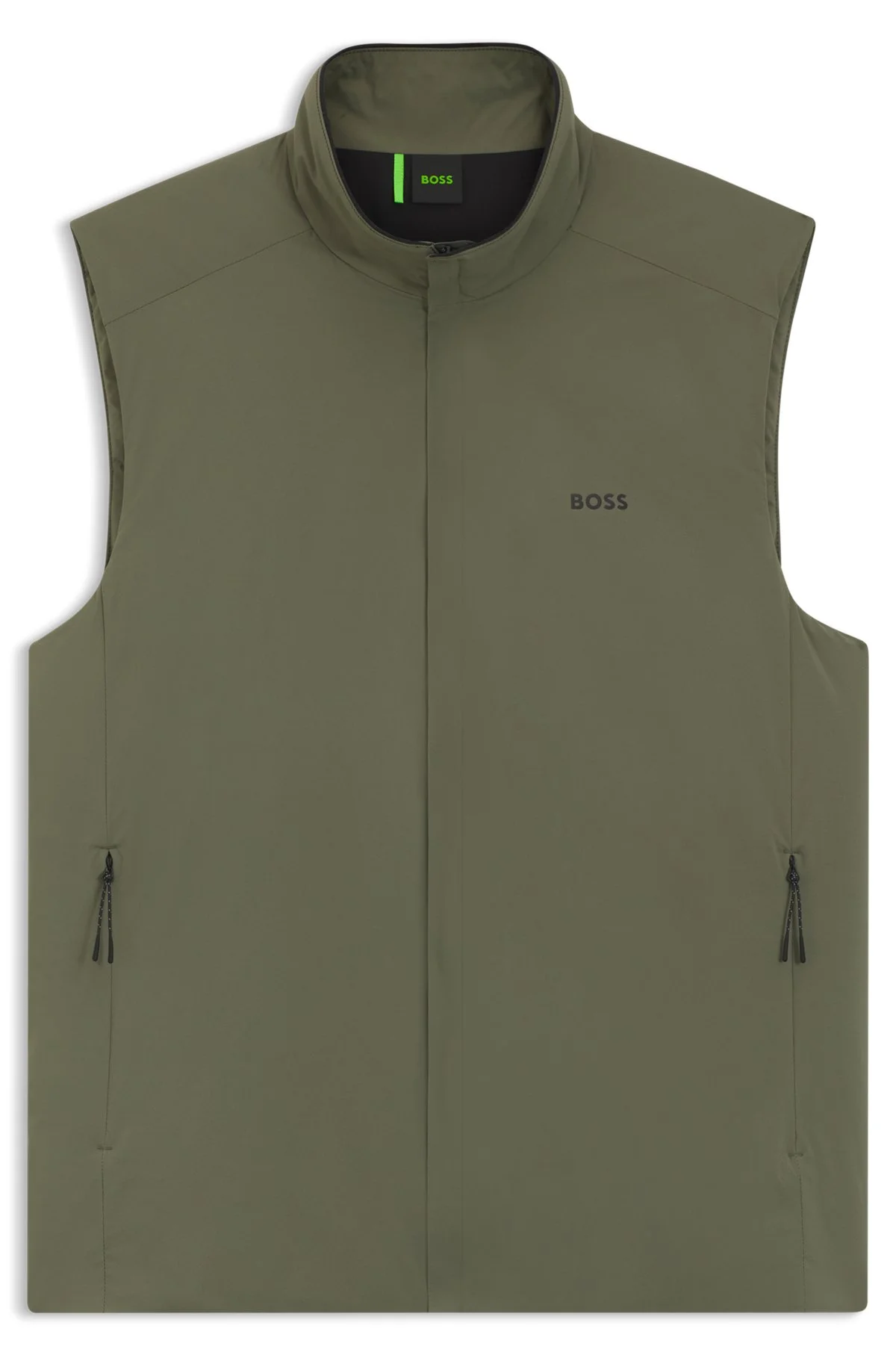 LOGO-DETAIL GILET WITH WATER-REPELLENT FINISH - 1