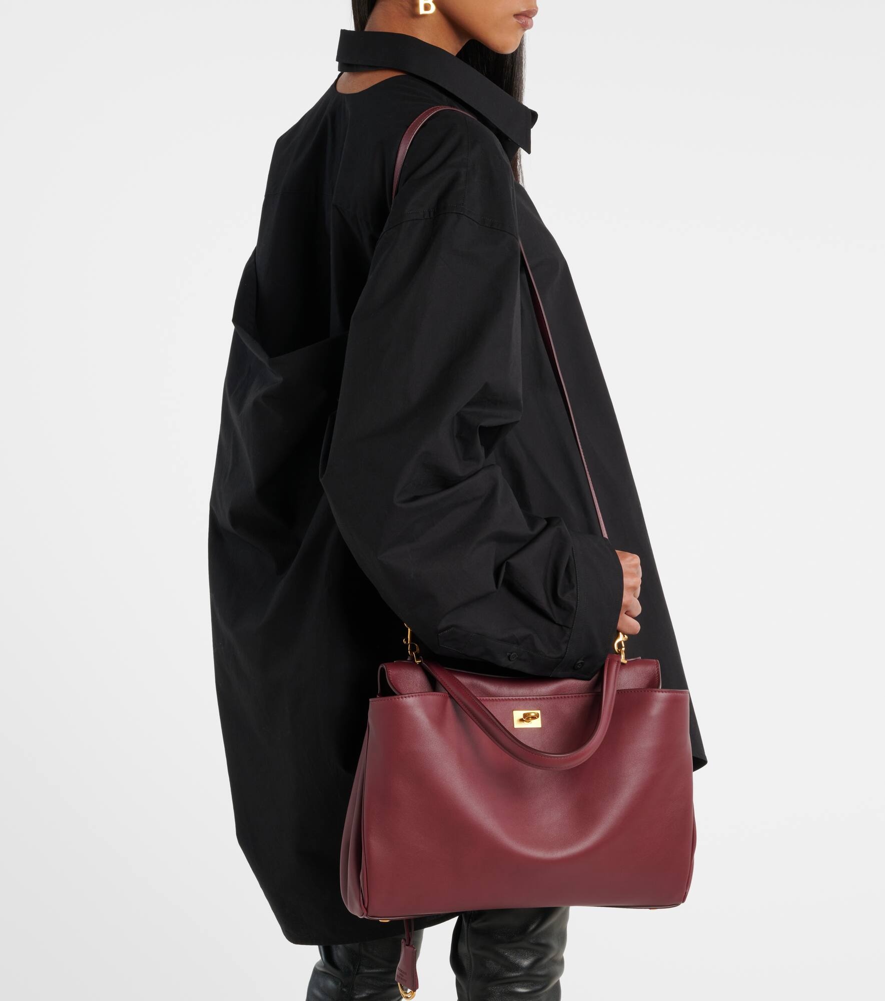 Rodeo Medium leather tote bag - 6