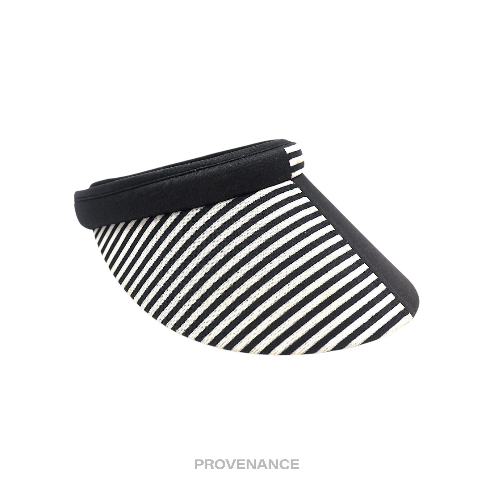 Christian Dior CD Sports Logo Visor - Striped Black White - 5