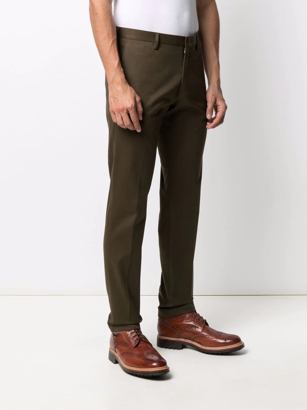 slim-fit tailored trousers - 3